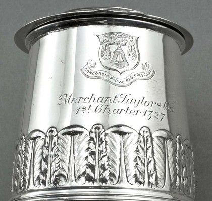 Silver Merchant Taylors Miniature Tankard - 600th Anniversary